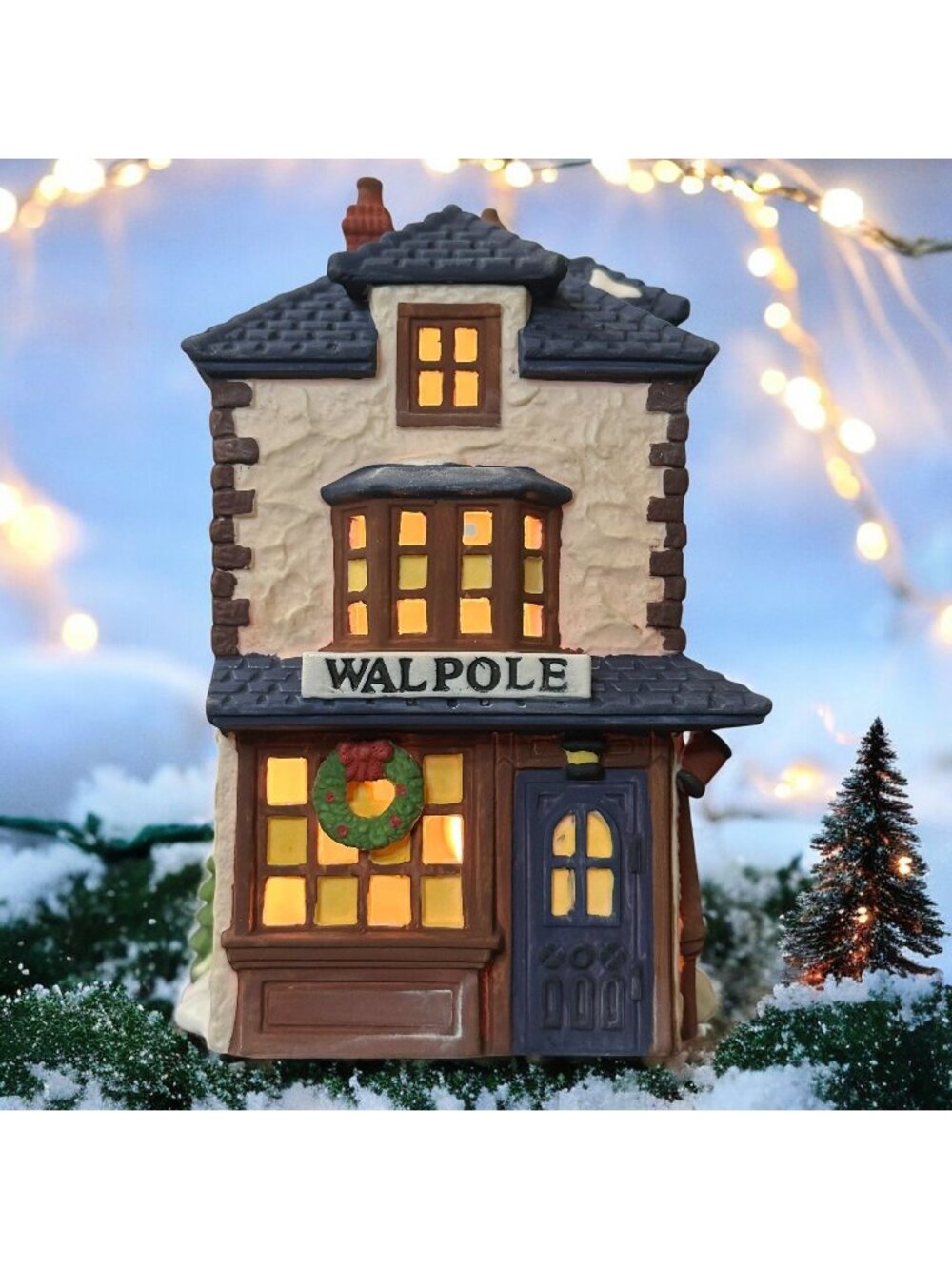 Dept 56 Walpole Tailors Dickens Village Lighted Christmas Decoration - 1988